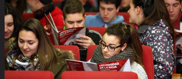 estudantes do curso de espanhol da Universidade de la Rioja, na Espanha