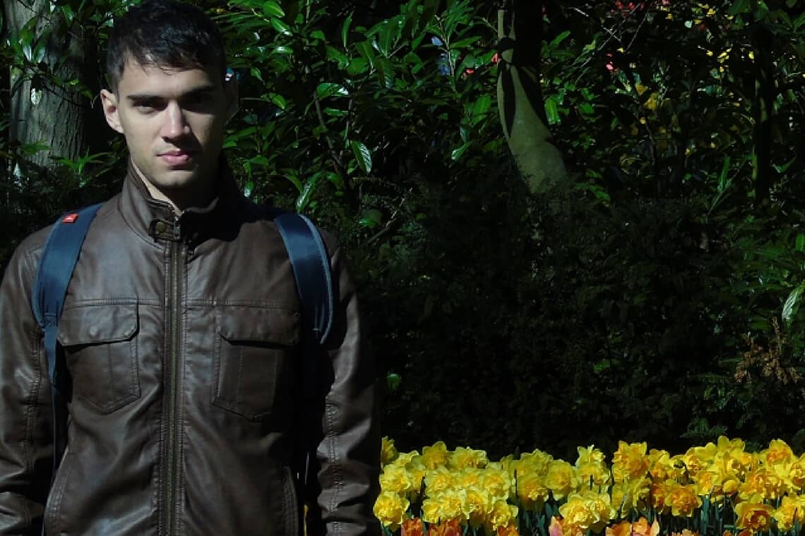 Thiago Bogossian, que conquistou uma bolsa Erasmus para estudar na Europa