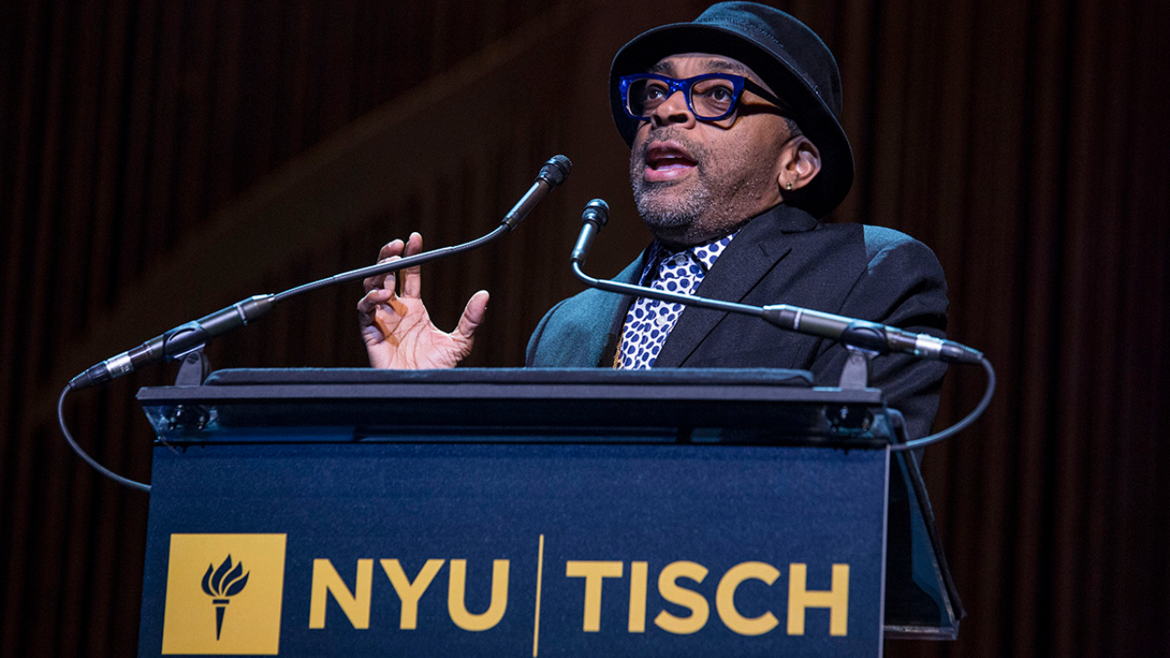 Spike Lee na NYU - diretores negros